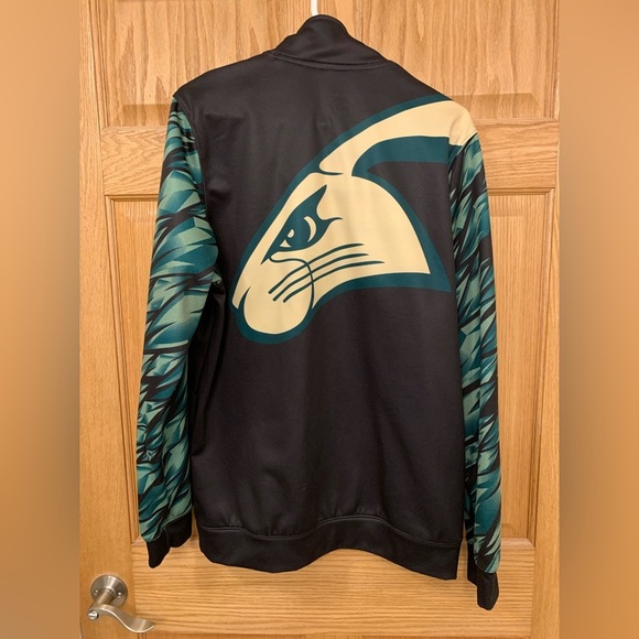 Adidas Long Beach Polytechnics Poly Jackrabbits 1/4 Zip Sweatshirt Size L Large - Picture 1 of 3